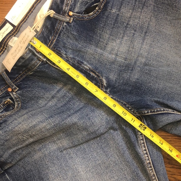 DENIM Women’s Hi-Rise Girlfriend Crop Patch Jeans Size 18w - Picture 10 of 11